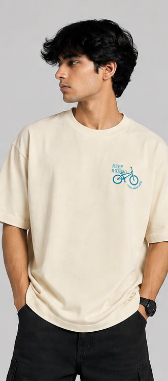 Printed Oversized Fit T-Shirt