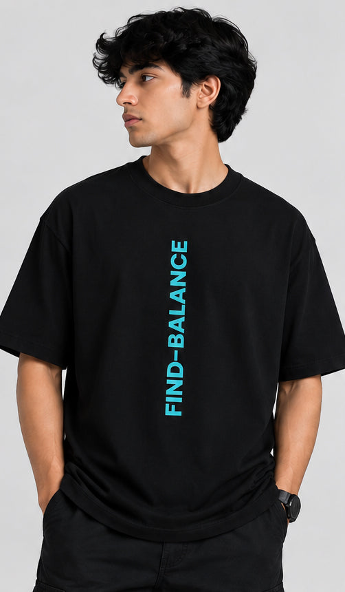 Minimal Printed Oversized T-Shirt