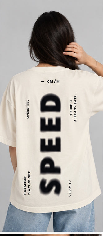 Oversized Pure Cotton Girls T-Shirt