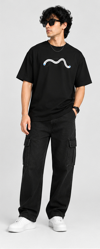 minimal graphic desigb oversized tshirt