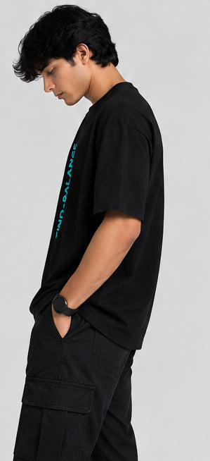 Minimal Printed Oversized T-Shirt