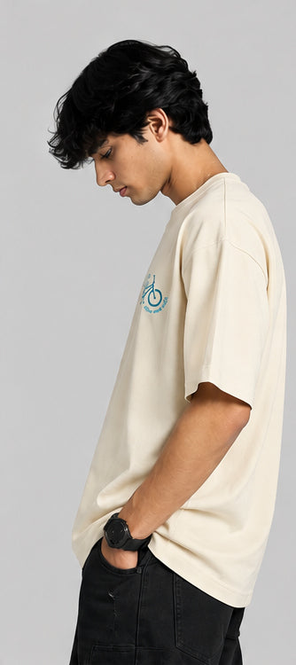 Printed Oversized Fit T-Shirt