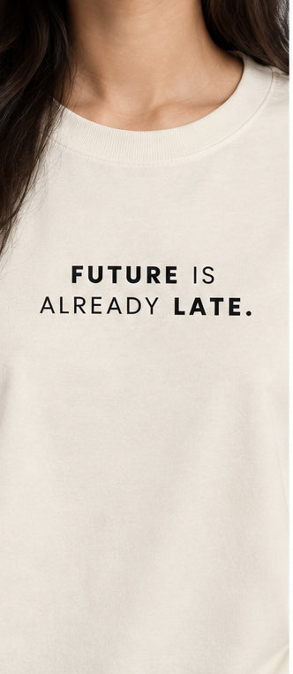 Oversized Pure Cotton Girls T-Shirt