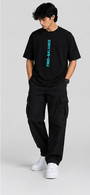 Minimal Printed Oversized T-Shirt