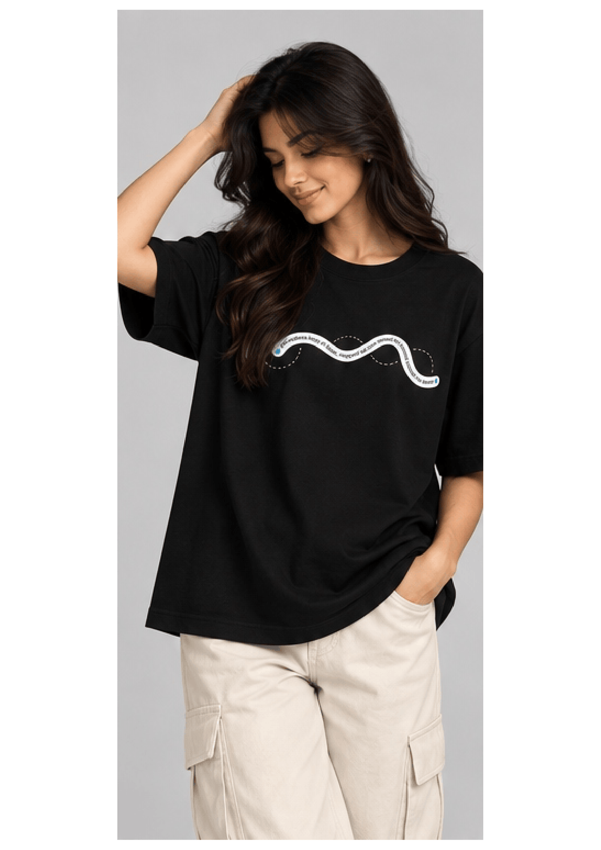 Minimal graphic oversized Tshirt