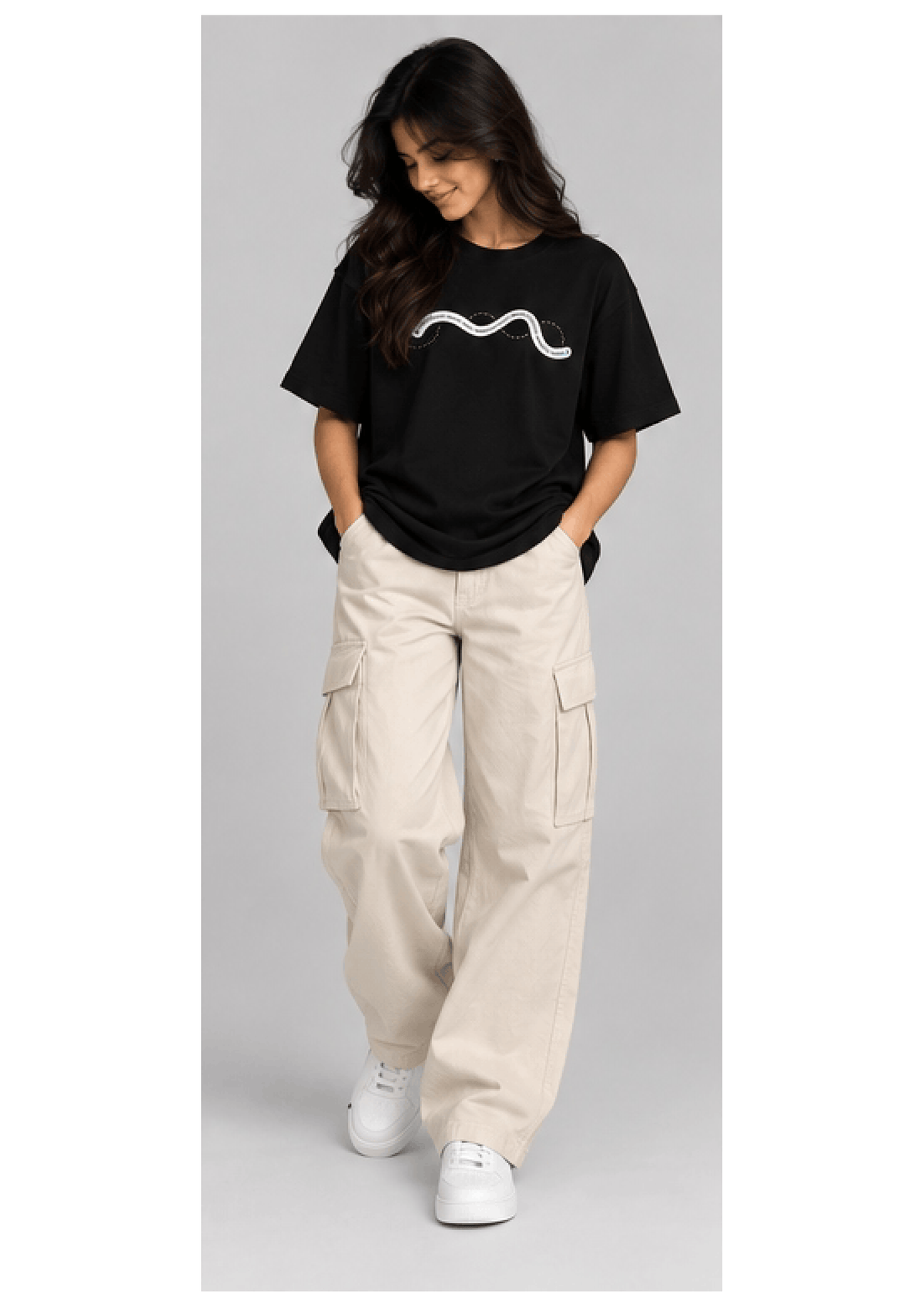 Minimal graphic oversized Tshirt