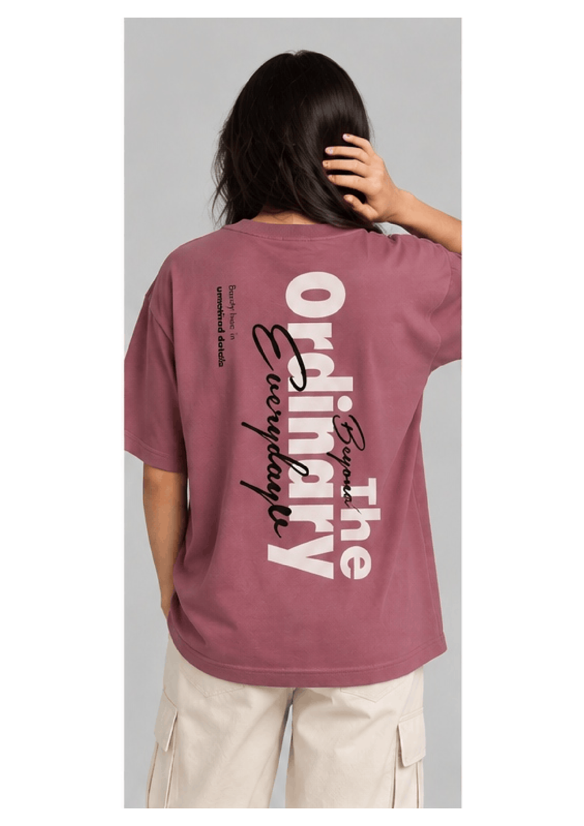 graphic design oversized Tshirt