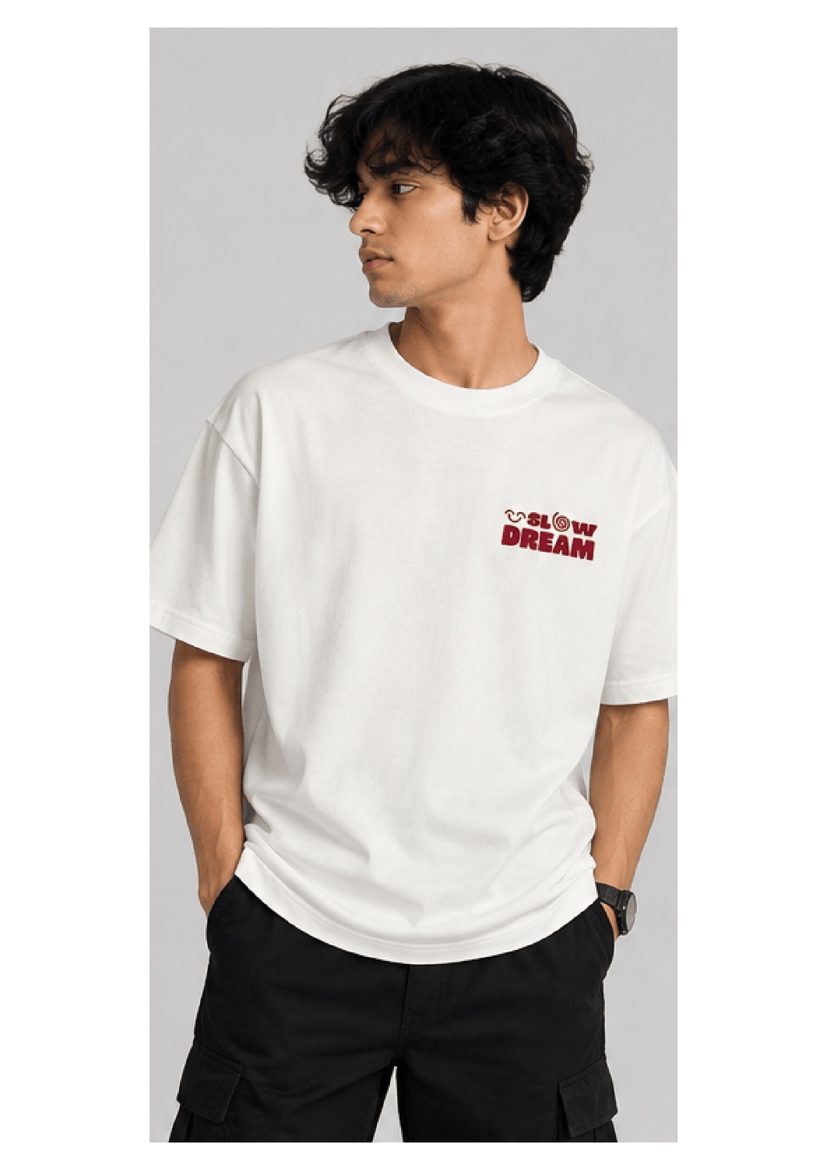 Minimal graphic design oversized Tshirt