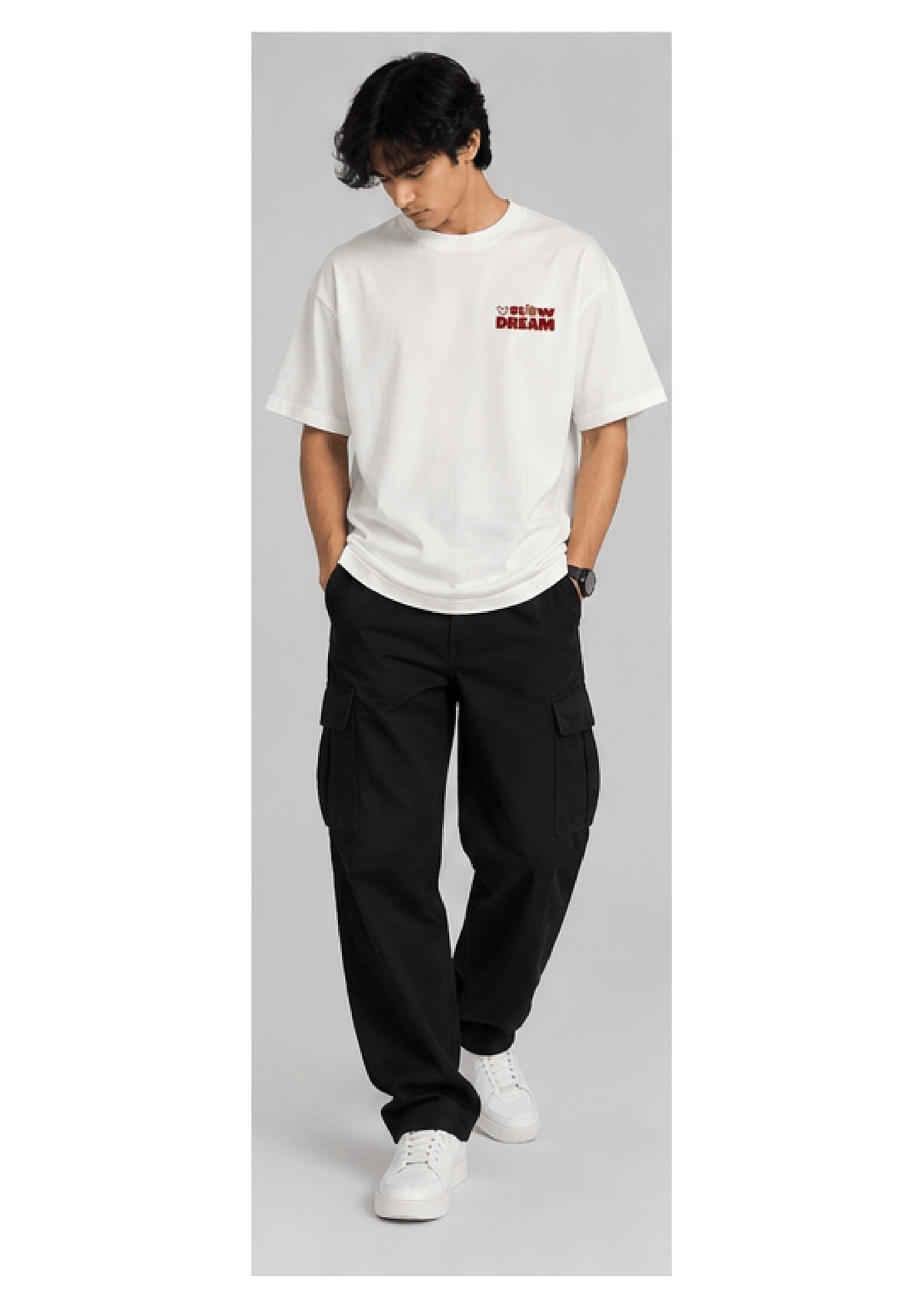 Minimal graphic design oversized Tshirt