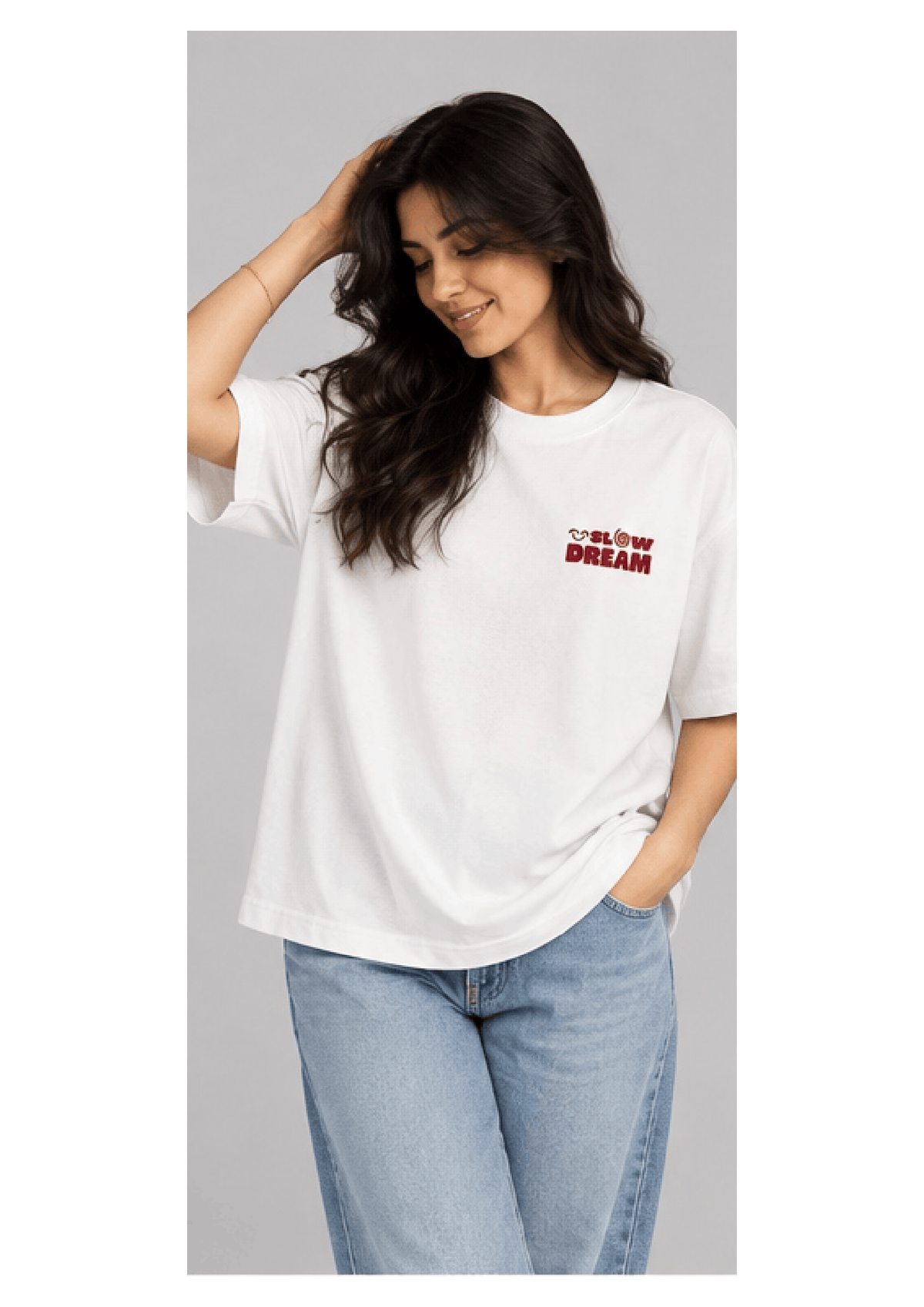 Minimal graphic design oversized Tshirt