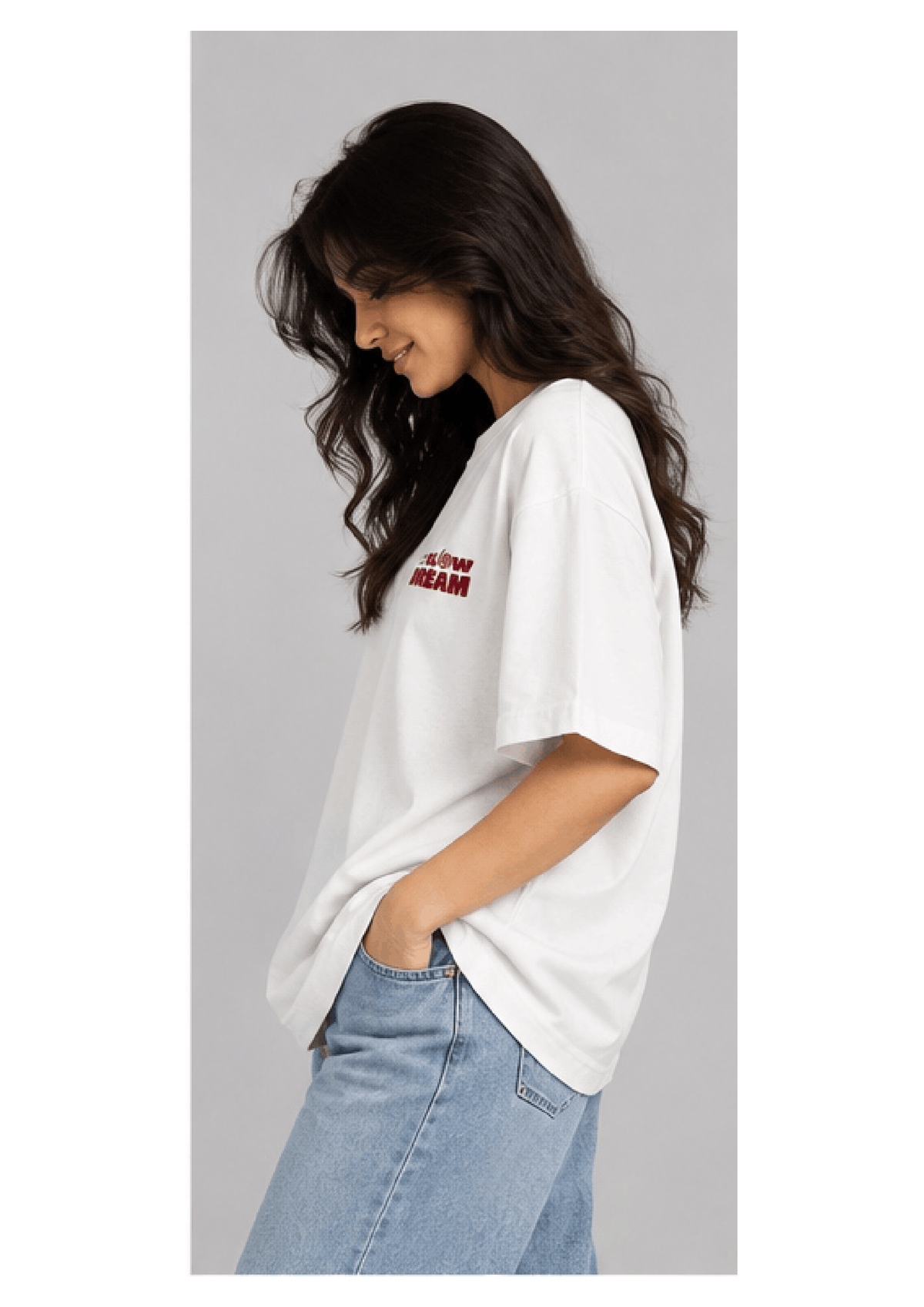 Minimal graphic design oversized Tshirt